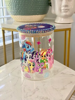 Ponies Glass Mugs
