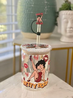 Betty Boop Glass Mug