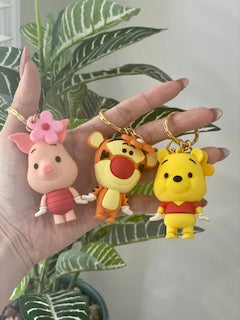 Bear and Friends 3D Keychains