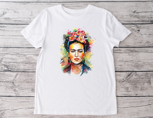 Frida Kahlo Crew Neck Tshirt