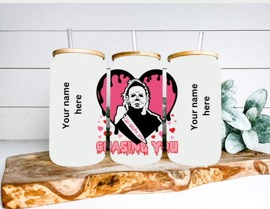 Jason Valentines Frosted Glass Can Tumbler
